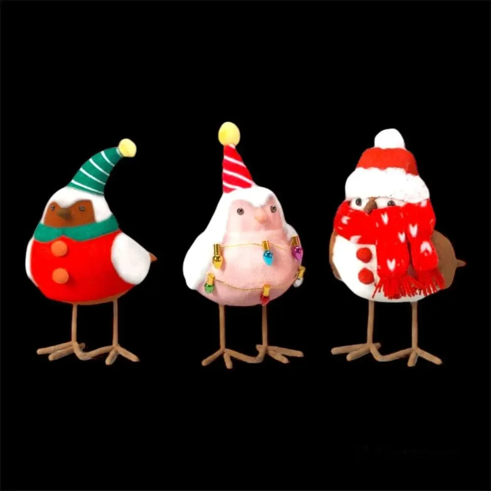 Target Wondershop Featherly Friends Set Of 3 Collectible Christmas Mini Birds